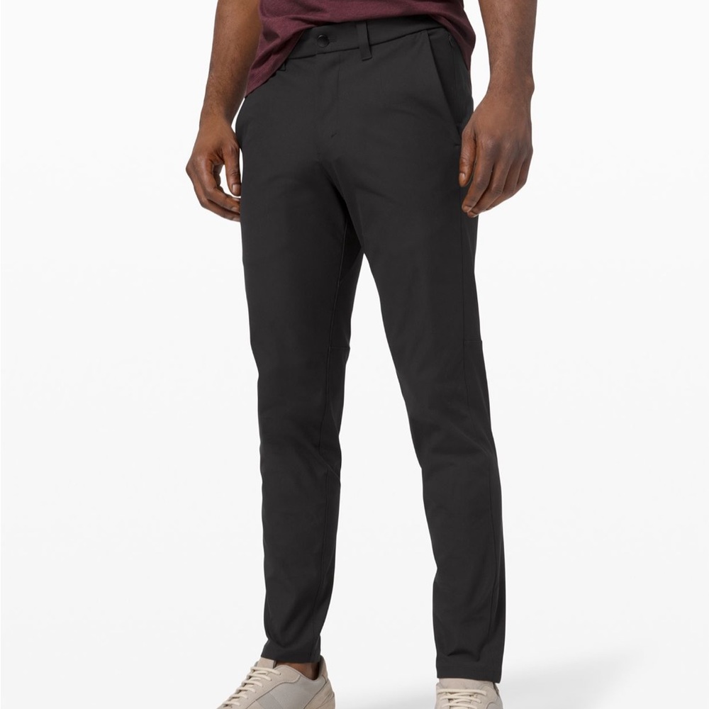 Lululemon mens slim commission pant size 32 black